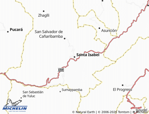 Mapa MICHELIN Santa Isabel - ViaMichelin