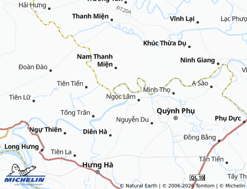 Mapa MICHELIN Quỳnh Lâm - ViaMichelin