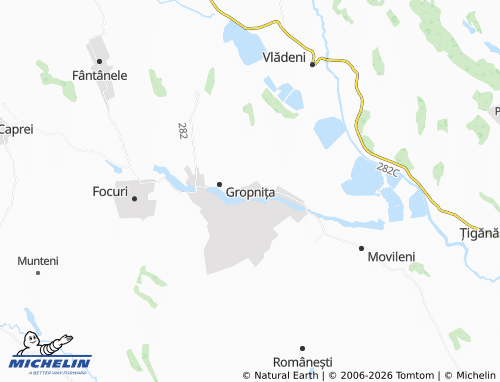 MICHELIN Forăști map - ViaMichelin