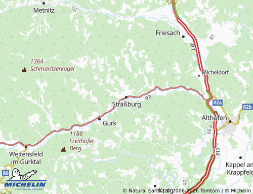 MICHELIN Straßburg map - ViaMichelin