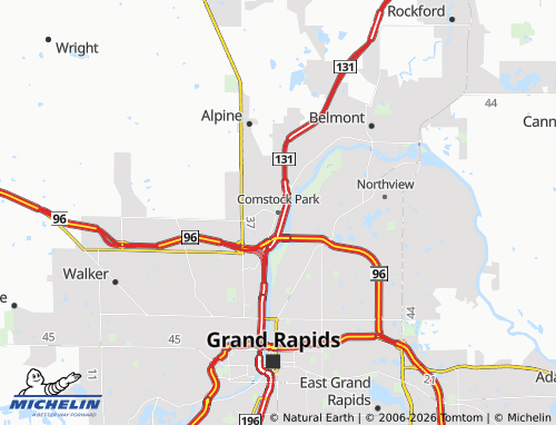 Mappa MICHELIN Comstock Park - ViaMichelin