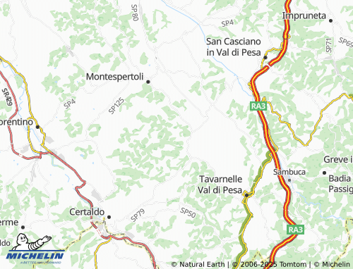 Mappa MICHELIN Trecento - ViaMichelin