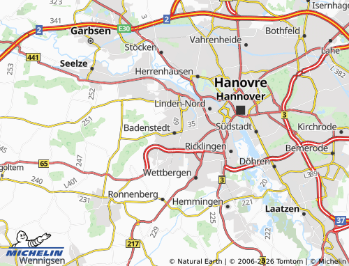 MICHELIN Badenstedt map - ViaMichelin