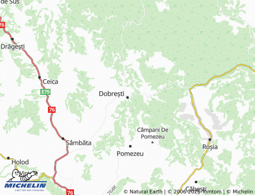 MICHELIN-Landkarte Dobrești - ViaMichelin