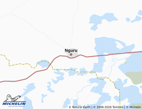 Mappa MICHELIN Nguru - ViaMichelin
