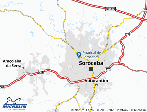 MICHELIN Jardim Nogueira map - ViaMichelin