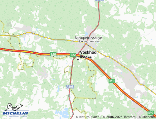 MICHELIN-Landkarte Voskhod - ViaMichelin