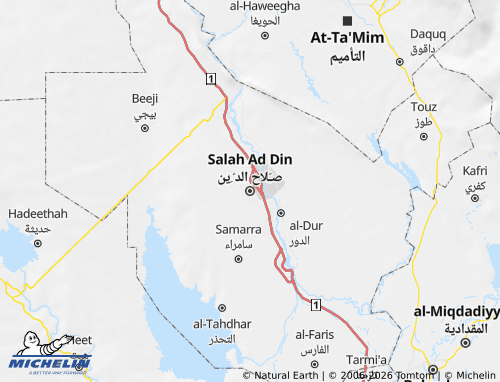 Mapa MICHELIN Salah al-Deen - ViaMichelin