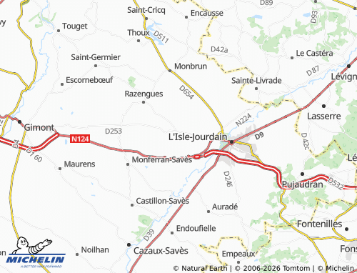 Mappa MICHELIN Clermont-Savès - ViaMichelin