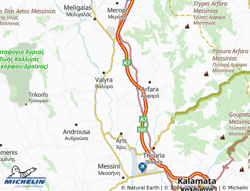 MICHELIN Platy map - ViaMichelin
