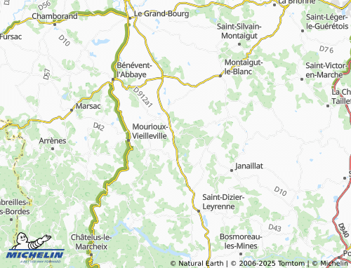MICHELIN-Landkarte Aulon - ViaMichelin