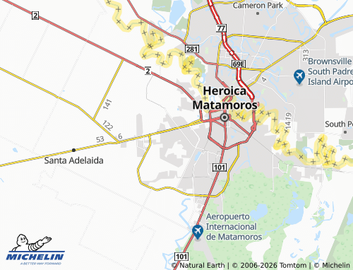 MICHELIN-Landkarte Libertad y Progreso - ViaMichelin