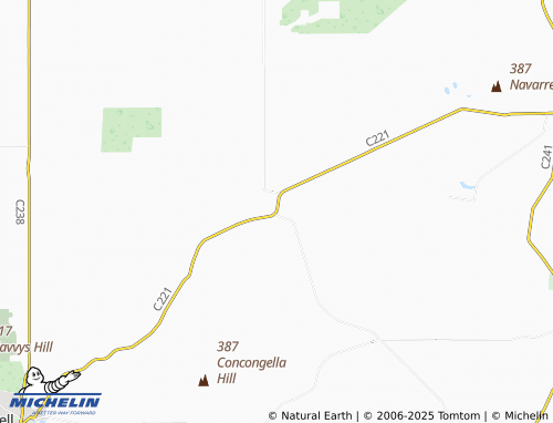 MICHELIN Greens Creek map - ViaMichelin