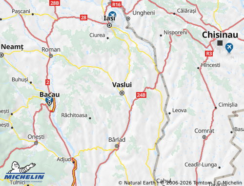 Carte MICHELIN Vaslui - ViaMichelin