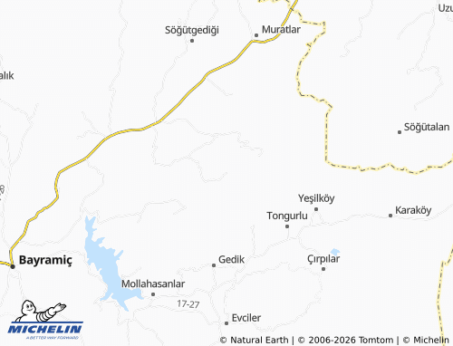 Mappa MICHELIN Korucak - ViaMichelin