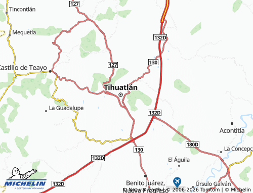 Mappa MICHELIN La Curva - ViaMichelin