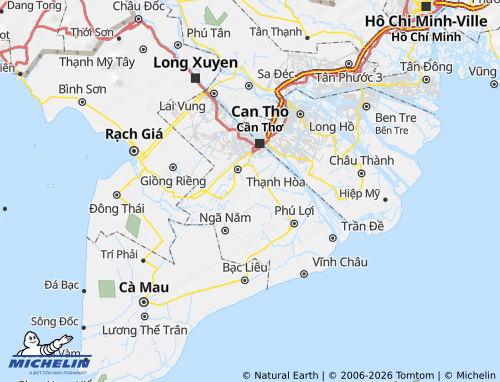 MICHELIN Phụng Hiệp map - ViaMichelin