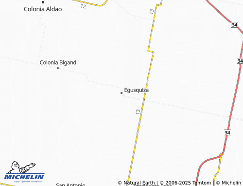 MICHELIN Egusquiza map - ViaMichelin