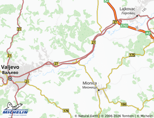 Mapa MICHELIN Divci - ViaMichelin