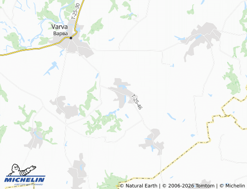 Mappa MICHELIN Hnidyntsi - ViaMichelin