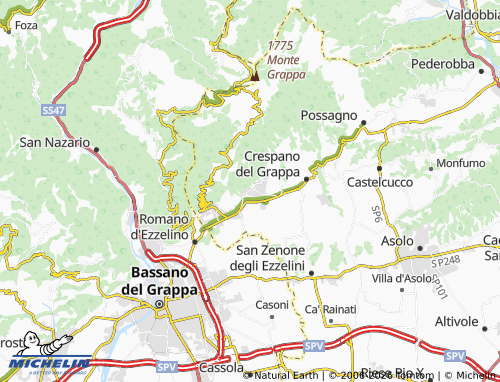 Mapa MICHELIN Borso del Grappa - ViaMichelin