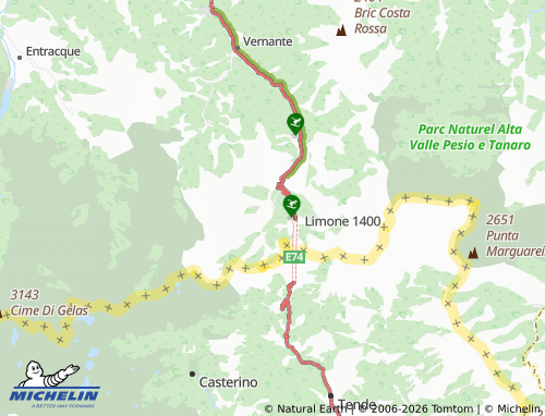 Mapa MICHELIN Limonetto - ViaMichelin