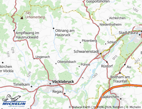 Mapa MICHELIN Bach - ViaMichelin