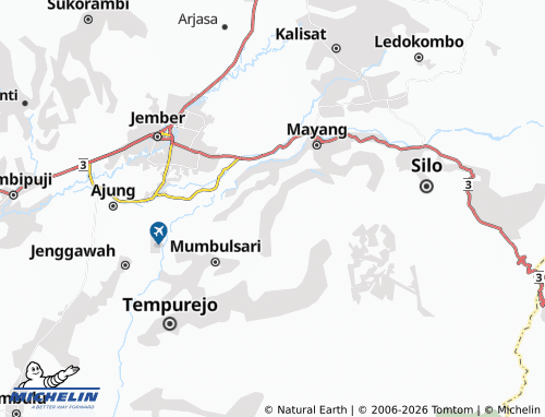 MICHELIN Karangkedawung map - ViaMichelin