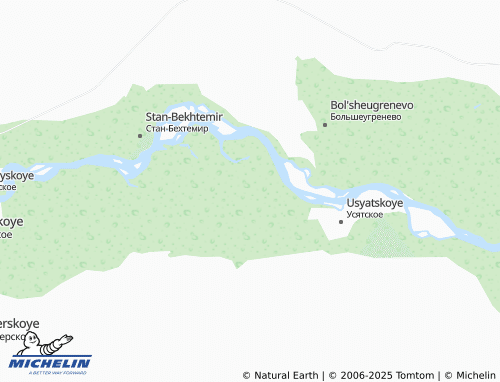 MICHELIN Mal'tseva Kur'ya map - ViaMichelin