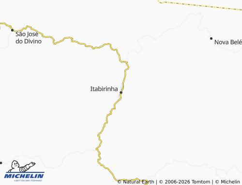 Carte MICHELIN Itabirinha - ViaMichelin