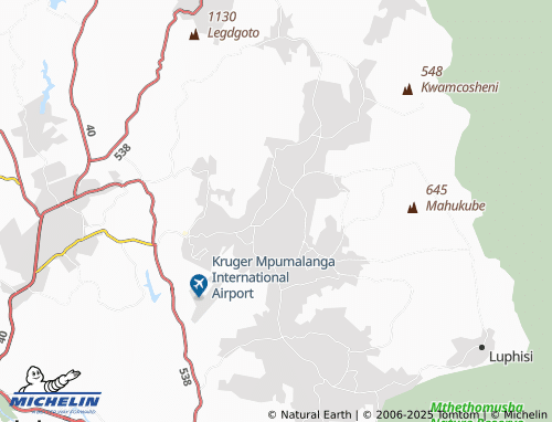 MICHELIN Nkohlakalo map - ViaMichelin