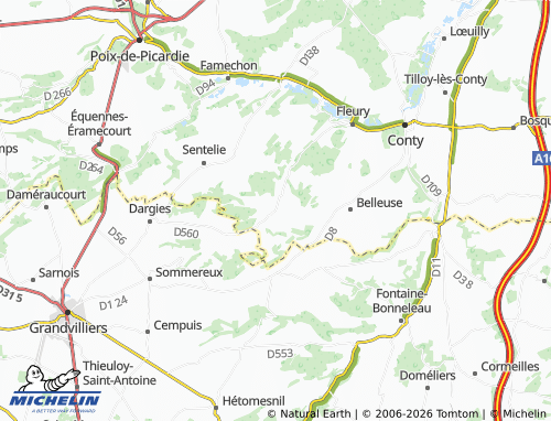 Mappa MICHELIN Thoix - ViaMichelin