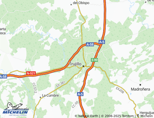 MICHELIN Huertas de la Magdalena map - ViaMichelin