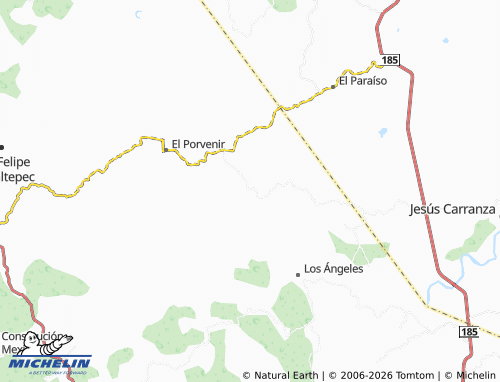 Carte MICHELIN Benito Juárez - ViaMichelin