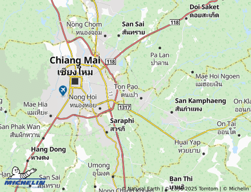MICHELIN San Klang map - ViaMichelin