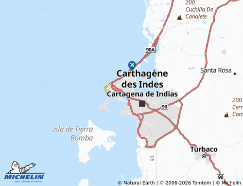 Mapa MICHELIN Pie de Popa - ViaMichelin