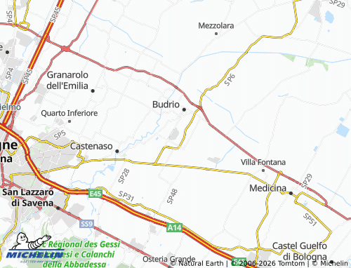 Mappa MICHELIN Cento - ViaMichelin