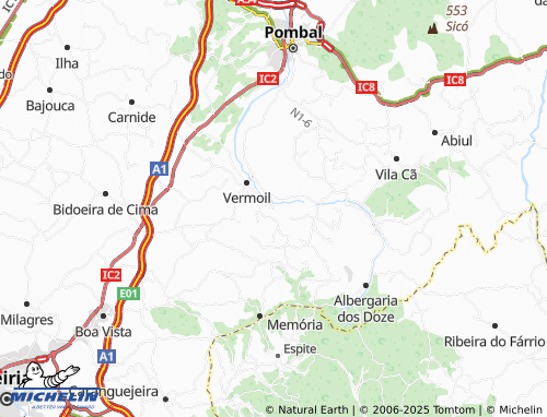MICHELIN Casal do Lucas map - ViaMichelin