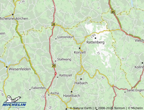 MICHELIN Denkzell map - ViaMichelin