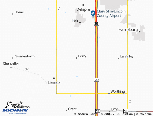 Mappa MICHELIN Perry - ViaMichelin