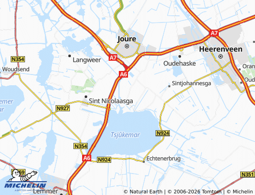 Mapa MICHELIN Oldeouwer - ViaMichelin