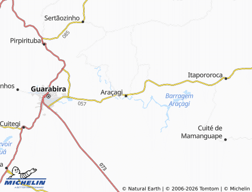 MICHELIN Araçagi map - ViaMichelin