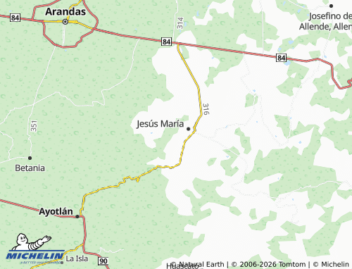 MICHELIN Los Robles map - ViaMichelin