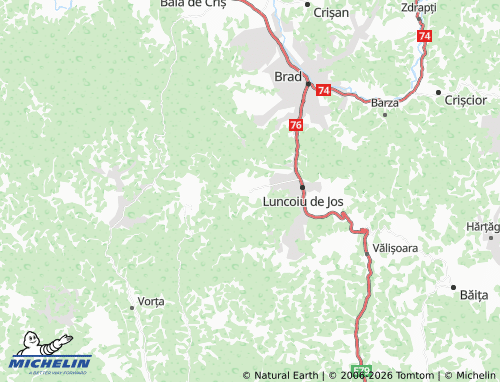 Mappa MICHELIN Stejărel - ViaMichelin