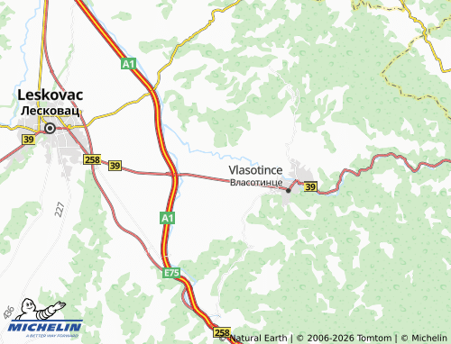 Carte MICHELIN Batulovce - ViaMichelin