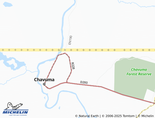 MICHELIN-Landkarte Chinwandumba - ViaMichelin