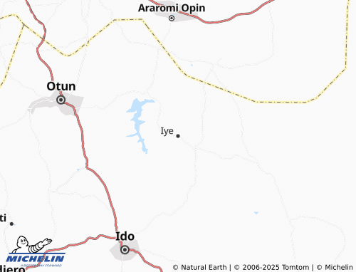 MICHELIN Iye map - ViaMichelin