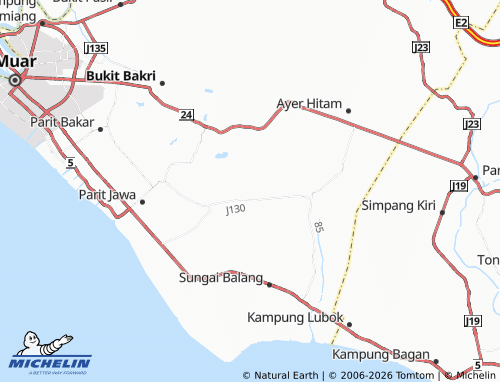 Mappa MICHELIN Parit Ibrahim - ViaMichelin