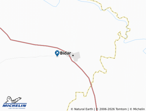 Carte MICHELIN Bidar - ViaMichelin
