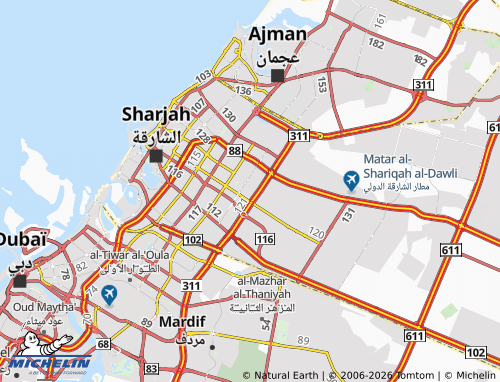 Carte MICHELIN al-Tarafa - ViaMichelin